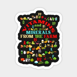 Vitamins and Minerals from The Farm Magnet