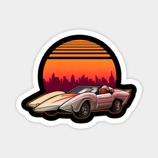 Go Speed Racer! Artwork Magnet