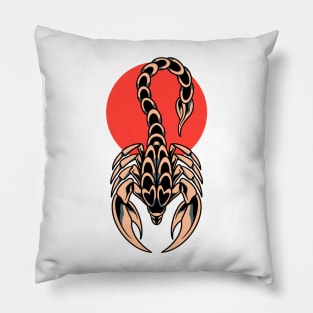 poison scorpion tattoo Pillow