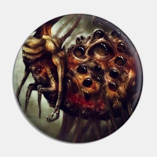 Damnation Machine - Scrime the Flesh Weaver Pin