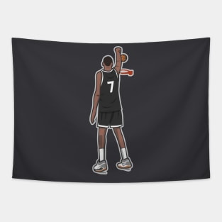 Kevin Durant Cartoon Style Tapestry