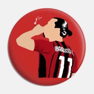 ibra and cigar Pin