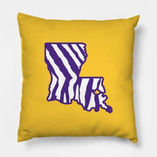 Louisiana Stripes - Gold Pillow