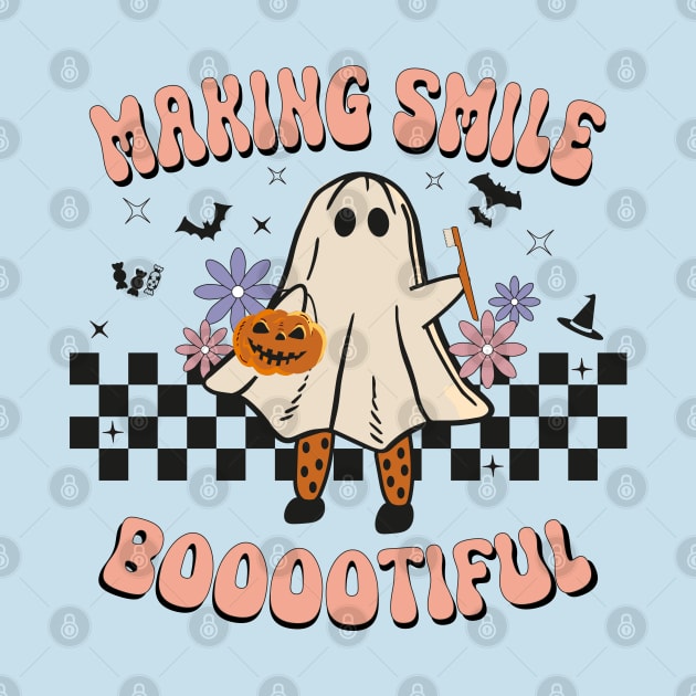 Making Smile Bootiful Halloween Spooky Dental Assistant Hygienist by WildFoxFarmCo