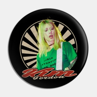 Vintage 80s Kim Gordon Pin