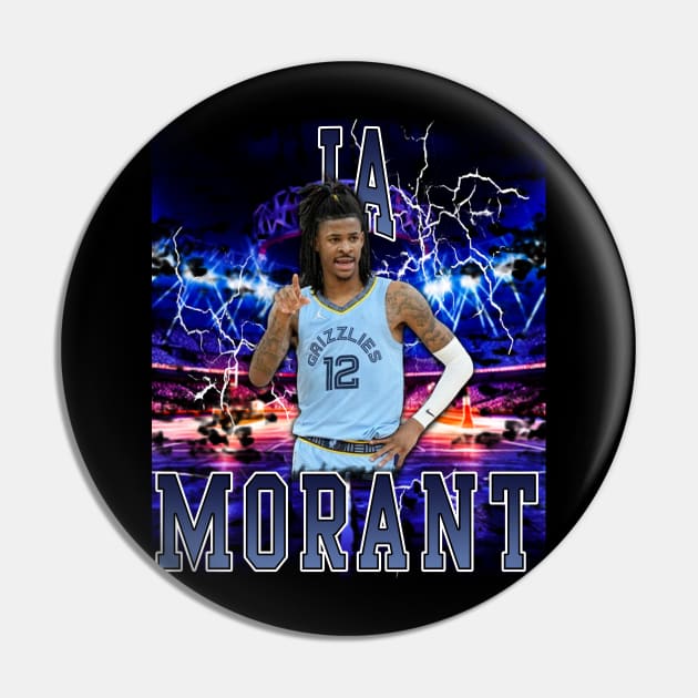 Ja Morant Pin by Gojes Art