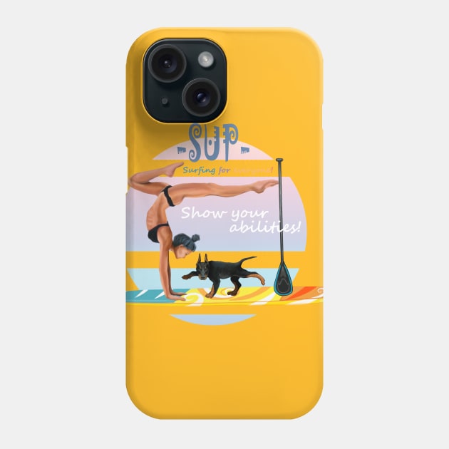 Sup / Surfing Phone Case by Oksana