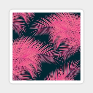 Pink Palm Trees Magnet