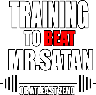 Dragon ball  - Training to Beat Mr.Satan Magnet