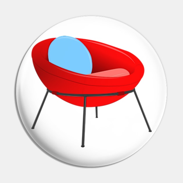 Bowl Chair Pin by Worldengine