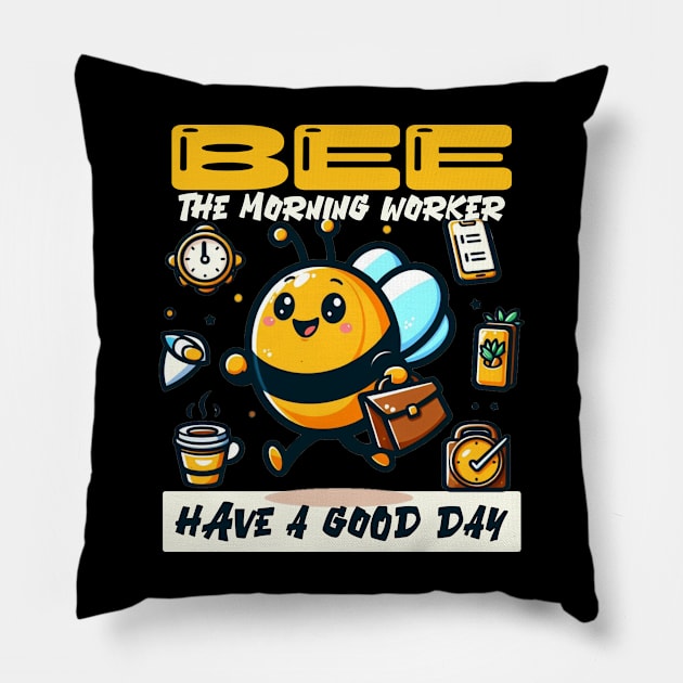 worker bee Pillow by AOAOCreation