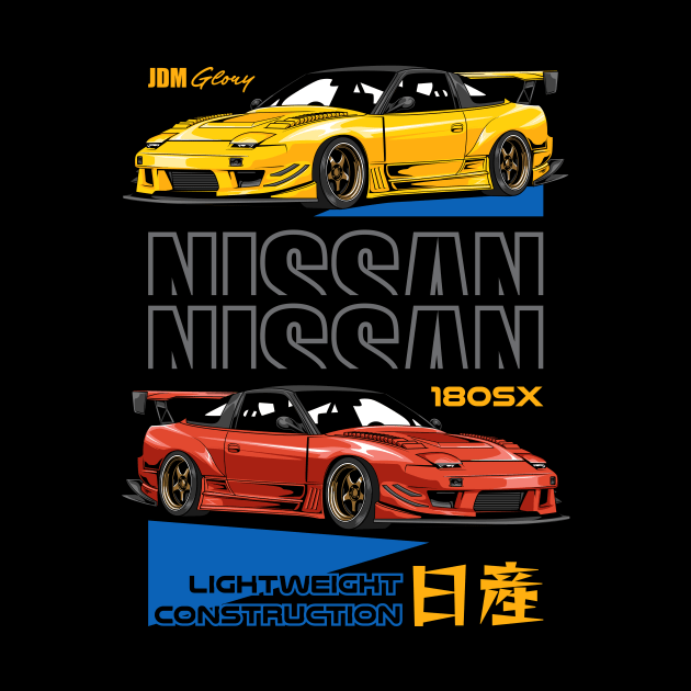 Nissan 180SX JDM Car by milatees