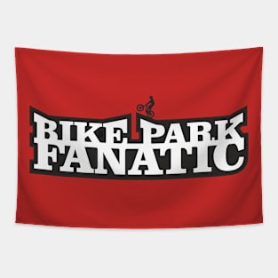 Bike Park Fanatic Mountain Bike Birthday Gift Shirt bright Tapestry