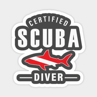 Certified scuba diver Magnet