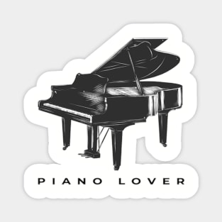 Piano Lover Grand Piano Magnet