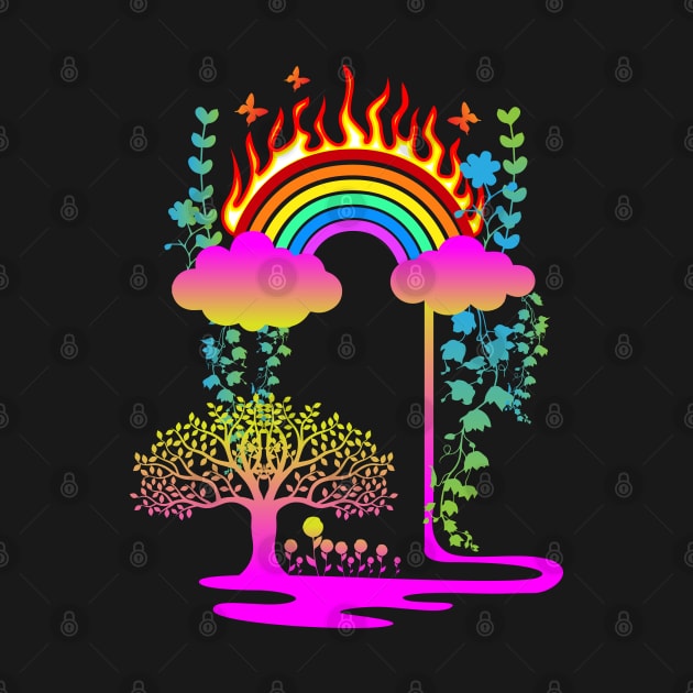 Rainbow Fire by RJ-Creative Art