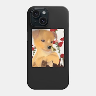 Pup and Berries Phone Case