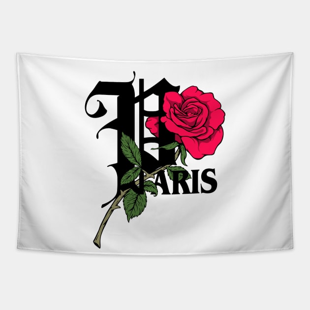 From Paris with Love Tapestry by CHAKRart