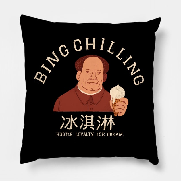 Bing Chilling. Pillow by Louisros