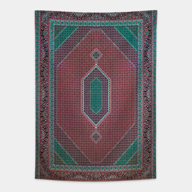 Vintage Antique Persian Carpet Tapestry by Ryan Rad