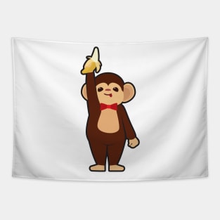 Monkey with Banana Tapestry