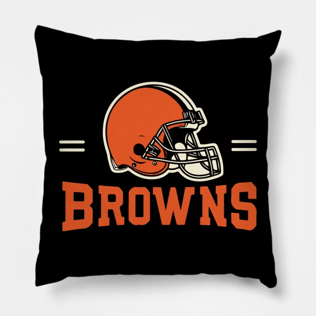 Cleveland Browns Pillow by Hoperative