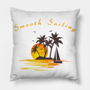 Sailing at Sunset Pillow