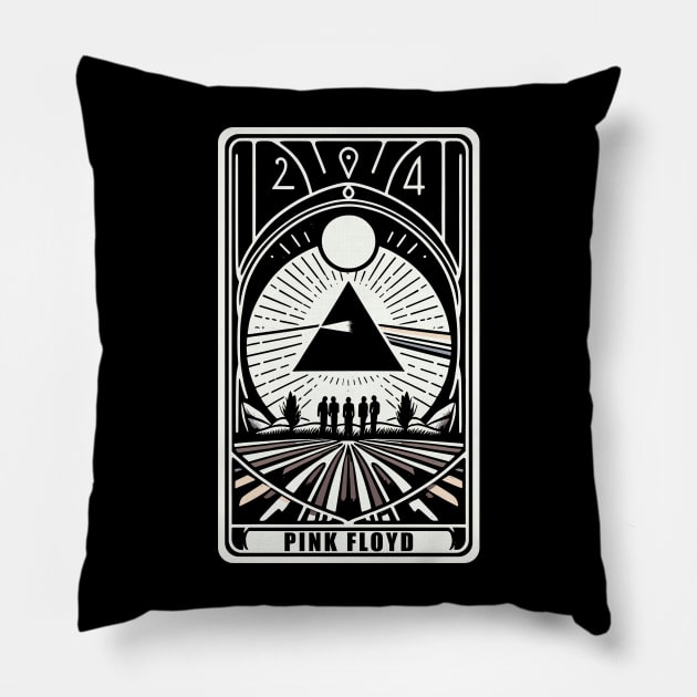 Pink Floyd Reimagined Fan Art Pillow by Trendsdk