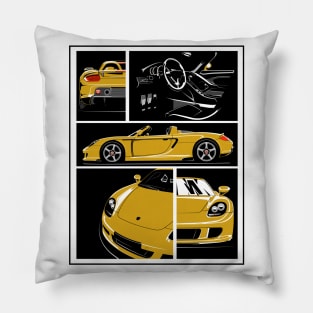 Speed Yellow Pillow