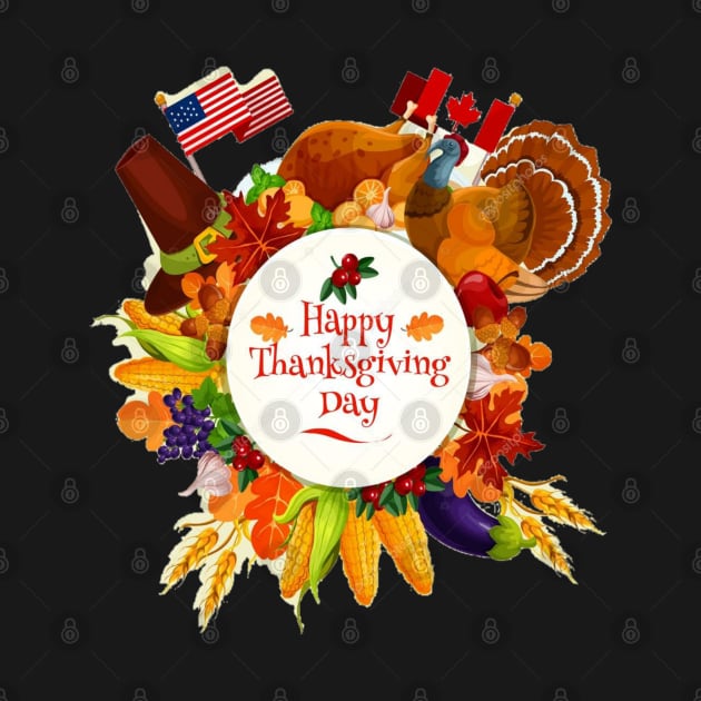 Happy thanks giving T-shirt by TibA