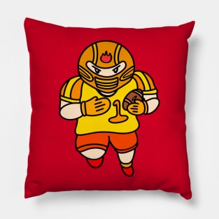 Cartoon American football boy Pillow