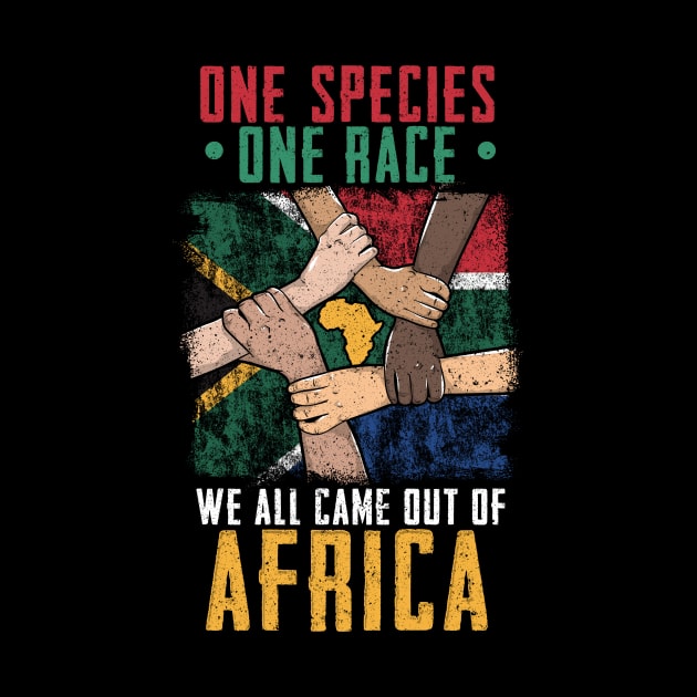 One Species One Race We All Came From Africa by EPDesignStudio