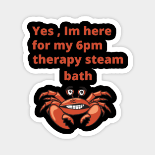 Crab therapy Magnet