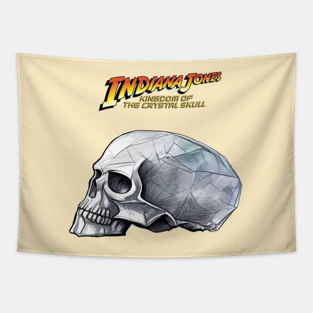 The Kingdom Of The Crystal Skull Tapestry by Buff Geeks Art