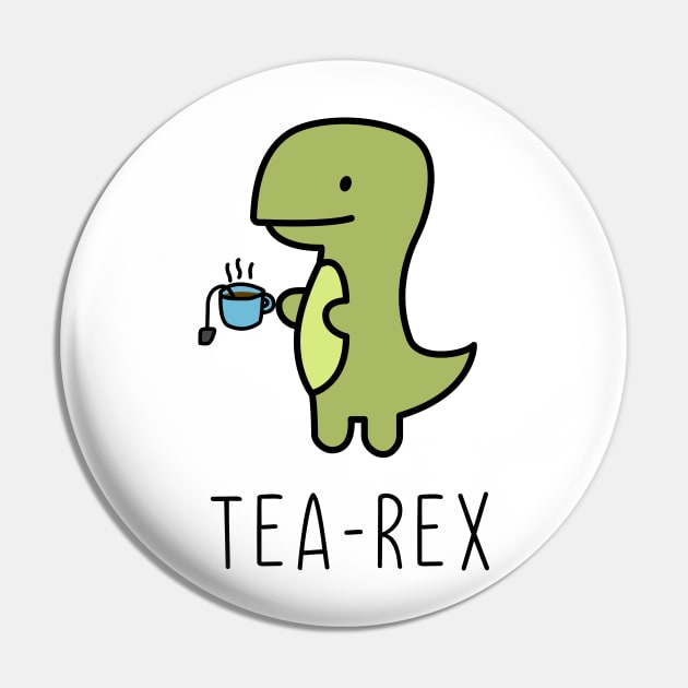 Tea-Rex Green Dino Pin by Zakzouk-store