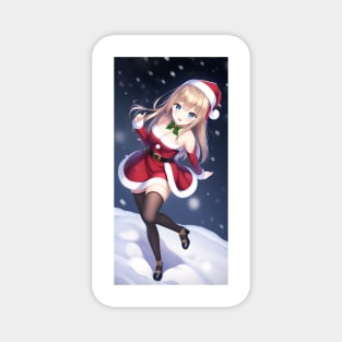 Santa Girl Magnet