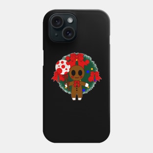 Gingerbread Cookie And Candy Lolipop Phone Case