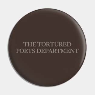 TORTURED POETS DEPARTMENT Pin