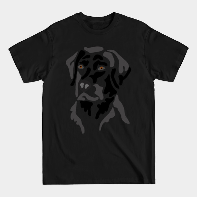 Discover Cool Black Labr Dog Abstract Art - Black Lab - T-Shirt