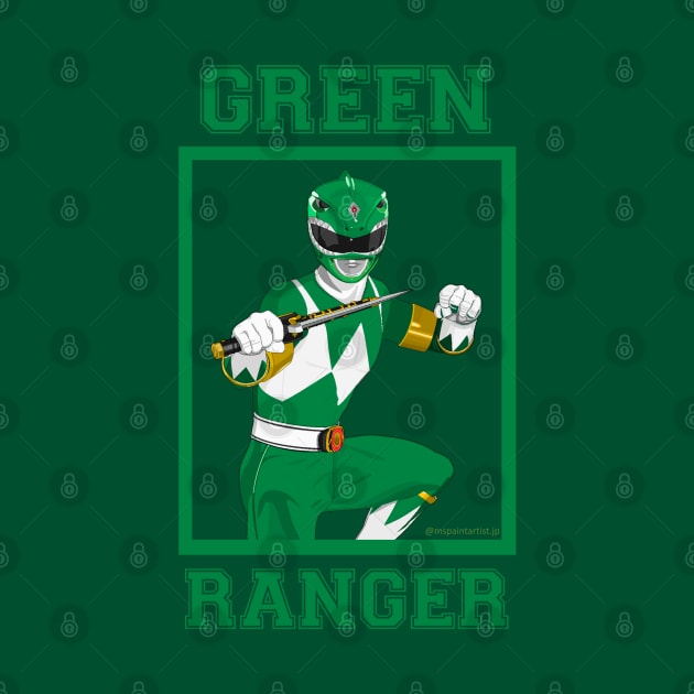 Tommy Green Ranger by Zapt Art