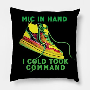 Mic in hand, I cold took Command Pillow