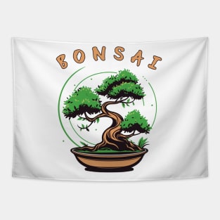 Bonsai Tree Art Tapestry