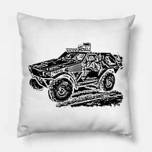 miltary vehicle Pillow