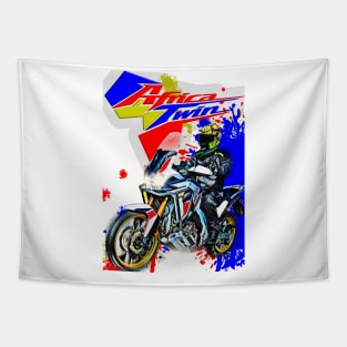 Africa Twin Rider blue Tapestry