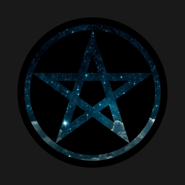 Starry Night Pentacle by Tee's Tees