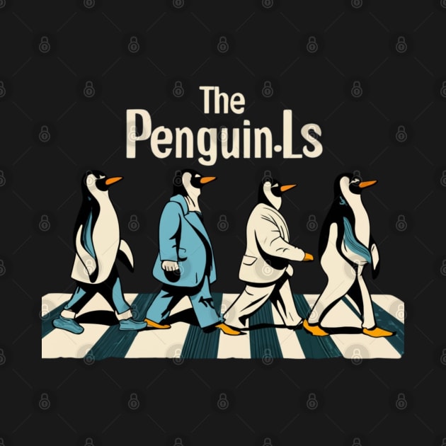 The penguin-Ls - Abbey Road by Aldrvnd