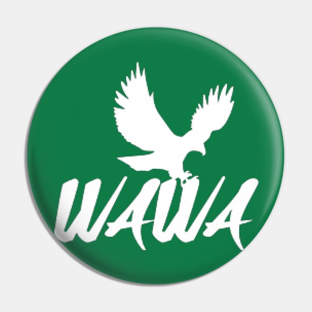 WAWA Eagles Pin by KoumlisArt