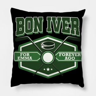 for emma forever ago bon iver Pillow