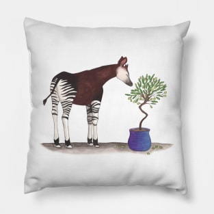 O is for Okapi Pillow