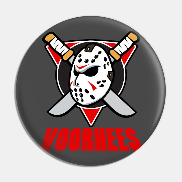 Voorhees Pin by Mike Hampton Art